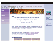 Tablet Screenshot of heysterart.nl